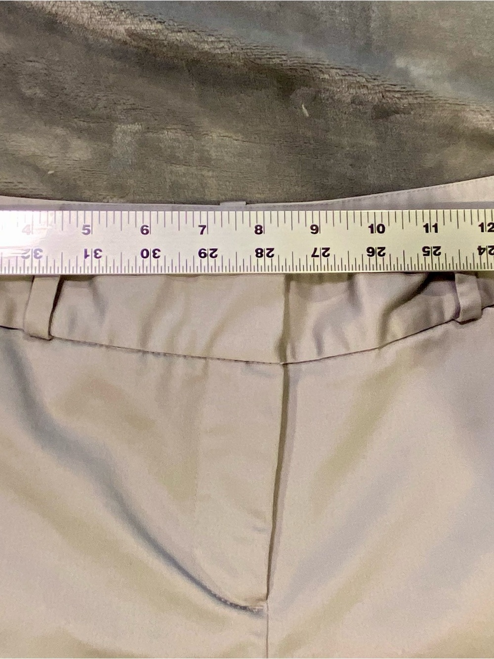 Lot of 2 Women's Liz Claiborne EMMA Ankle Pants Size 6P Navy Gray Mid Rise - Picture 13 of 14